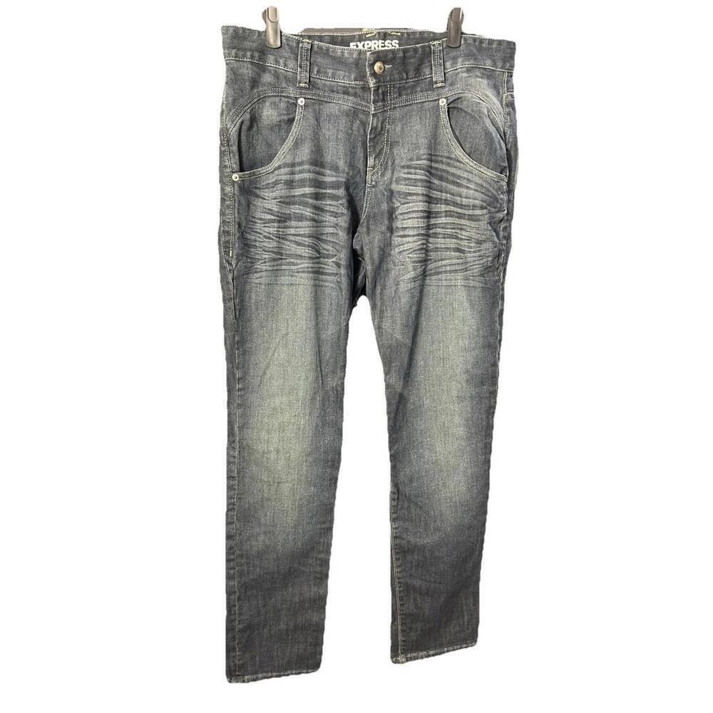Express Jeans Womens Size 10 Dark Wash Denim